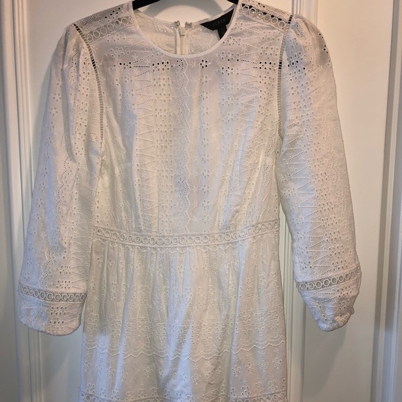 J. Crew White Eyelet Dress - Picture 2 of 4